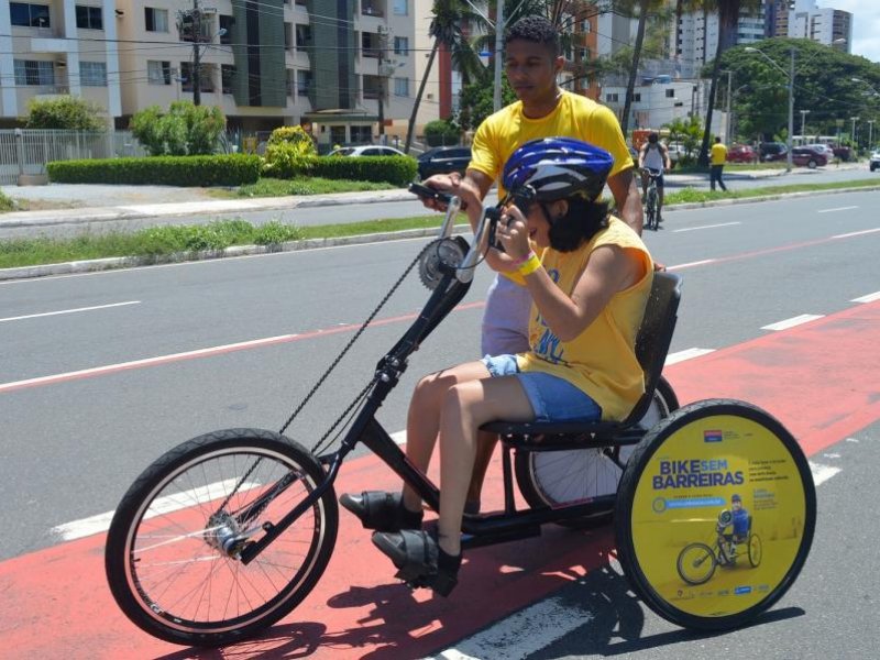 ‘Bike Sem Barreiras’ promove inclusão a pessoas com deficiência neste sábado (15)  