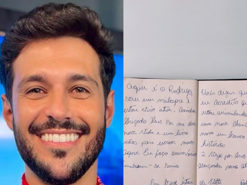 Rodrigo Mussi escreve carta para fãs: ‘Em breve estou de volta’