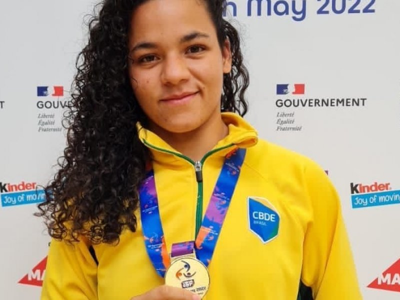 Soteropolitana conquista ouro no boxe em Olimpíadas Escolares na França